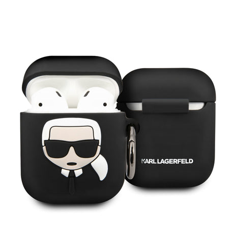 Karl Lagerfeld AirPod / AirPods 2 case mit ring - Schwarz